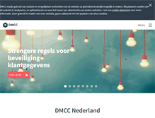Tablet Screenshot of dmcc.nl